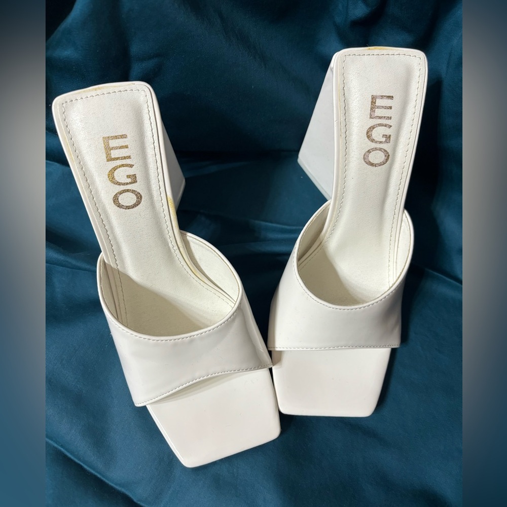 EGO SHOES White Heel